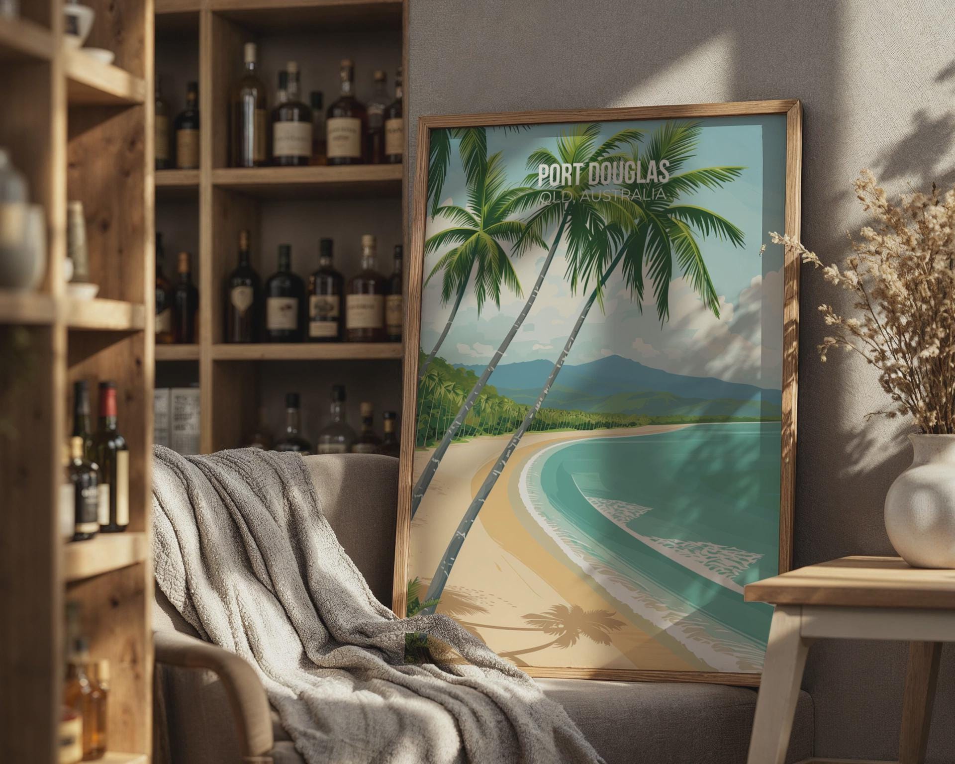 Port Douglas Beach Poster Art Print - Travel Wall Art