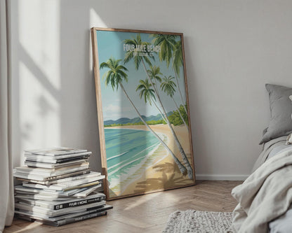 Four Mile Beach Poster Port Douglas QLD Wall Art - Travel Wall Art