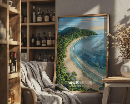 Cape Tribulation Beach Wall Art Print Australia - Travel Wall Art