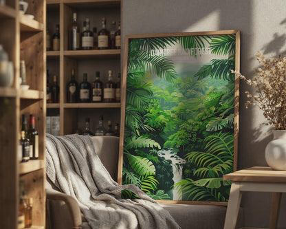 Daintree Rainforest Print Wall Art Cairns QLD Tropical Landscape - Travel Wall Art