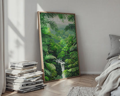 Daintree Rainforest Print Wall Art Cairns QLD Tropical Landscape - Travel Wall Art