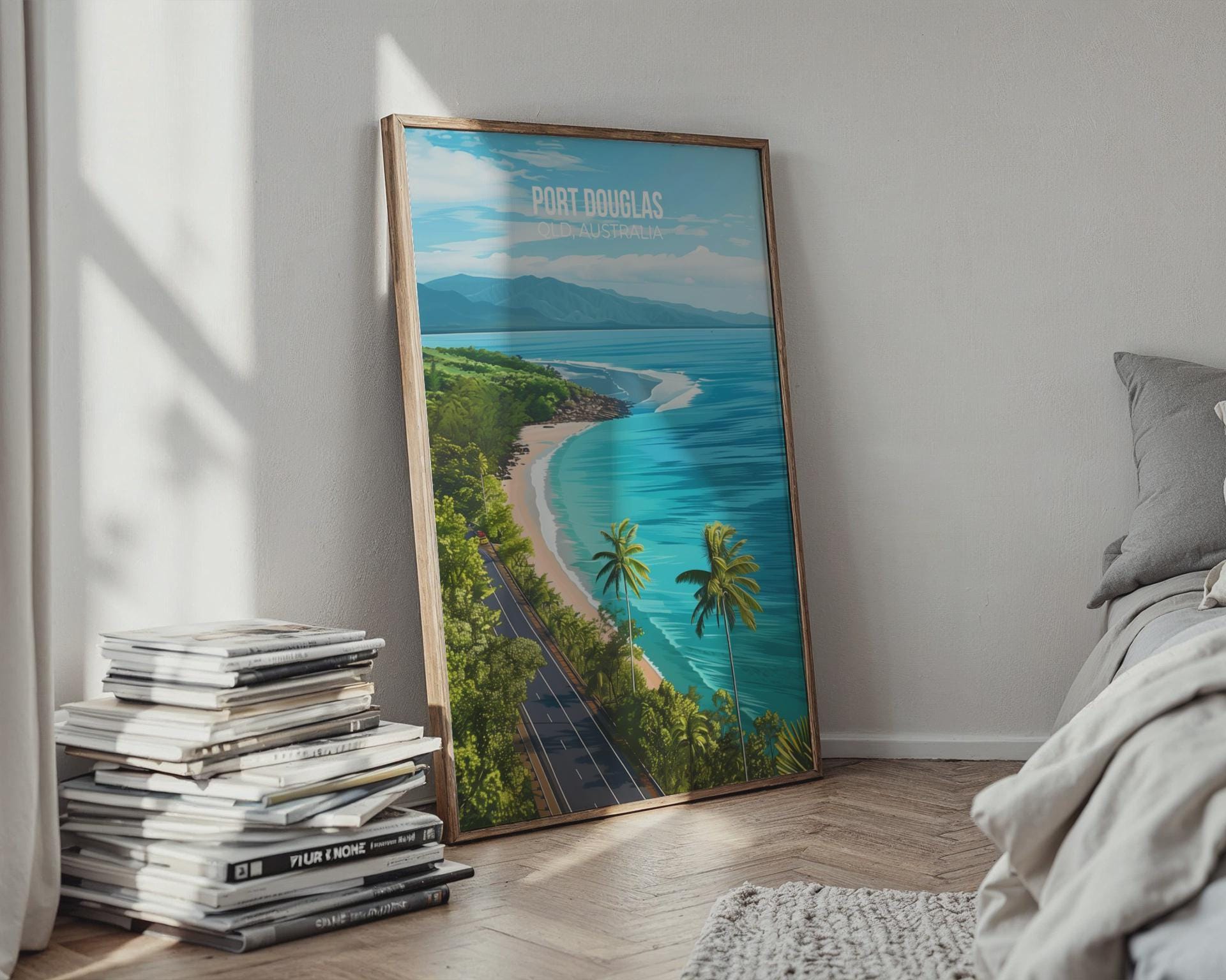 Port Douglas QLD Australia Beach Poster Print - Travel Wall Art