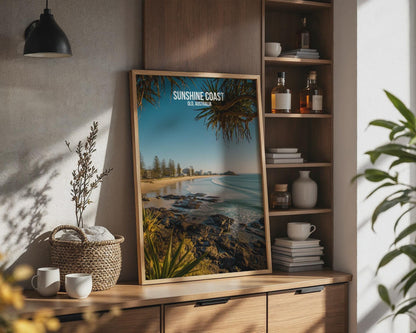 Coastal Wall Art Sunshine Coast QLD Australia Print - Travel Wall Art