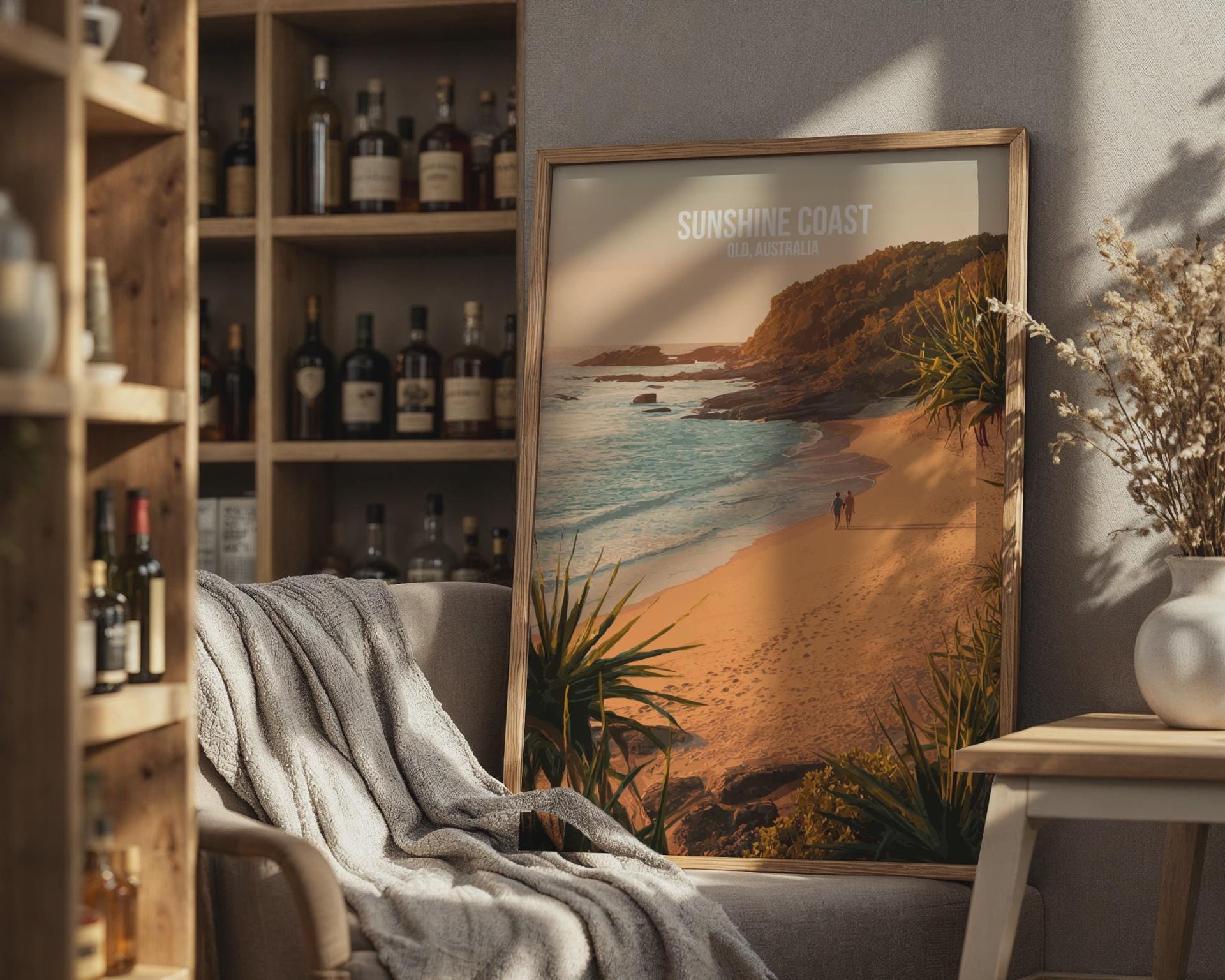 Sunshine Coast QLD Australia Print Wall Art - Travel Wall Art