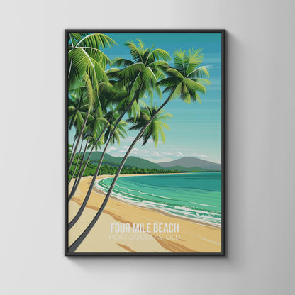Four Mile Beach Poster Port Douglas Art Print - Travel Wall Art