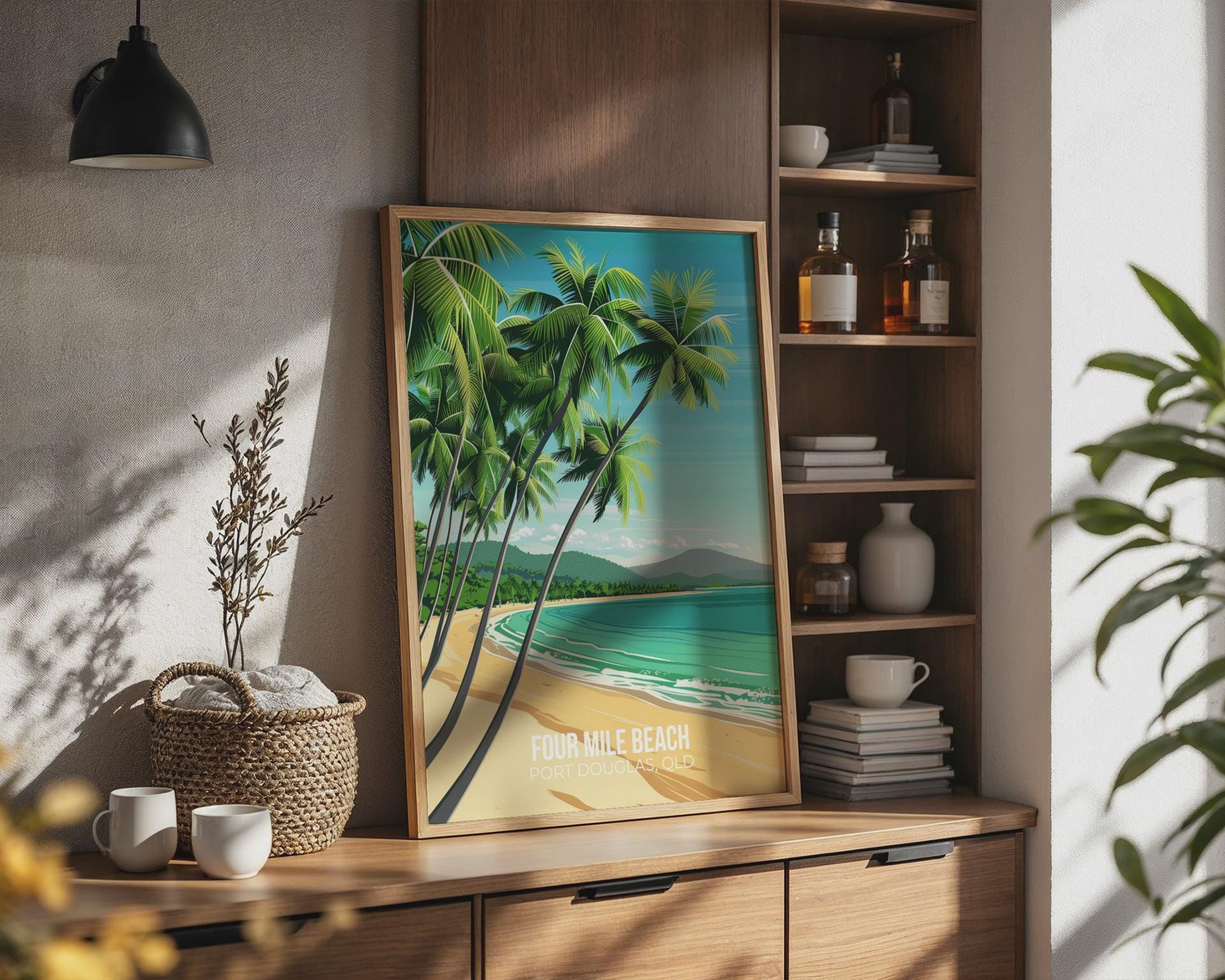 Four Mile Beach Poster Port Douglas Art Print - Travel Wall Art