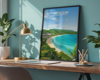 Hamilton Island Whitsundays Poster Wall Art - Travel Wall Art