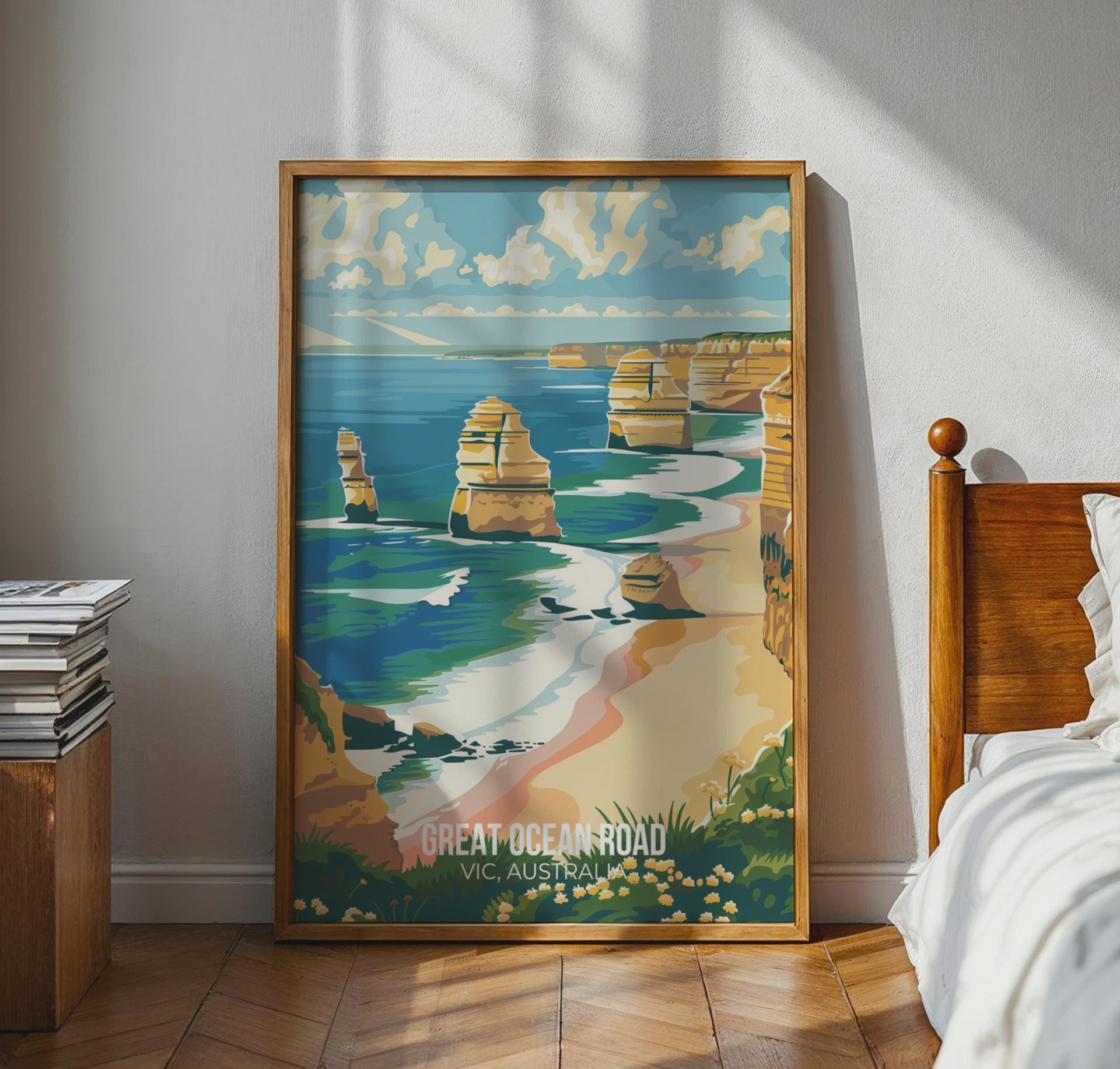 Great Ocean Road Wall Art Print Landscape Australia - Travel Wall Art