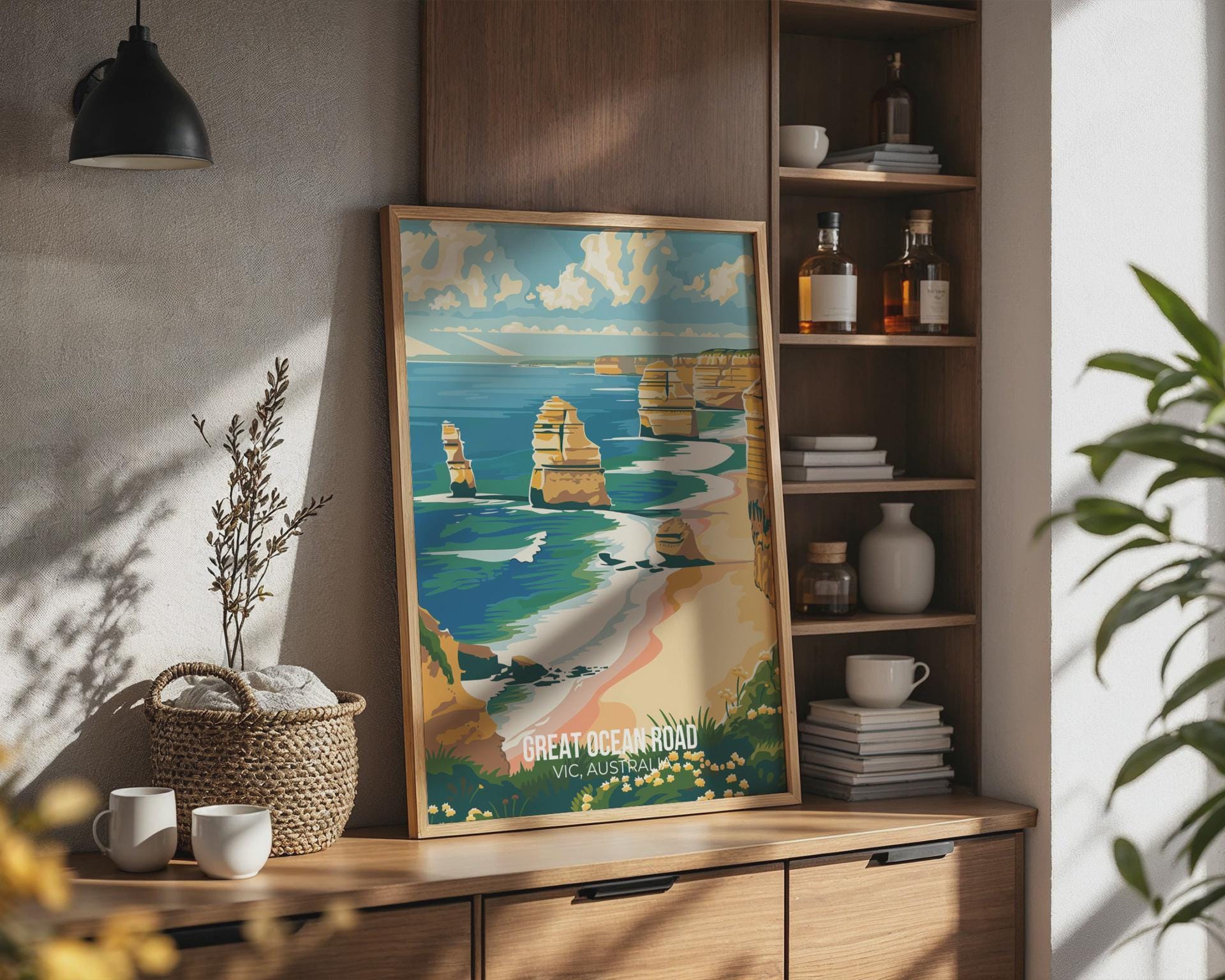 Great Ocean Road Wall Art Print Landscape Australia - Travel Wall Art