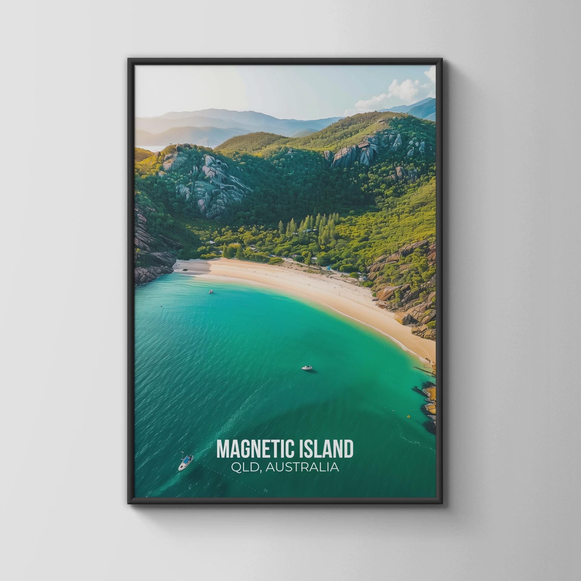 Magnetic Island QLD Australia Wall Art Coastal Print - Travel Wall Art