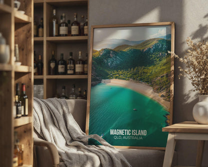 Magnetic Island QLD Australia Wall Art Coastal Print - Travel Wall Art