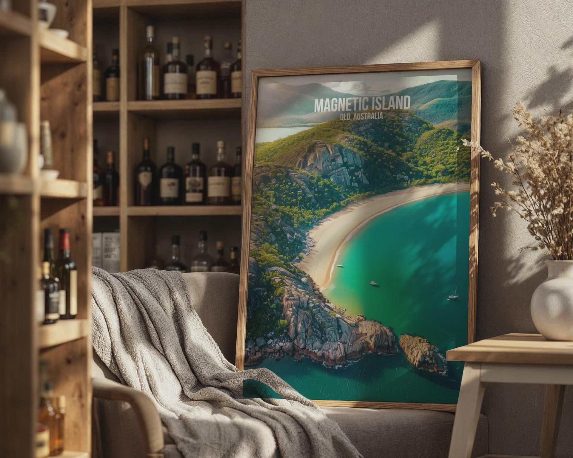 Magnetic Island QLD Australia Travel Poster Art Print - Travel Wall Art