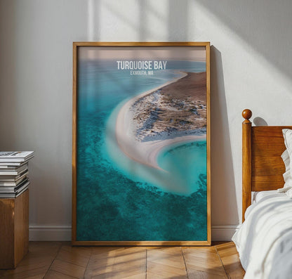 Turquoise Bay Exmouth WA Art Print Poster Wall Art - Travel Wall Art