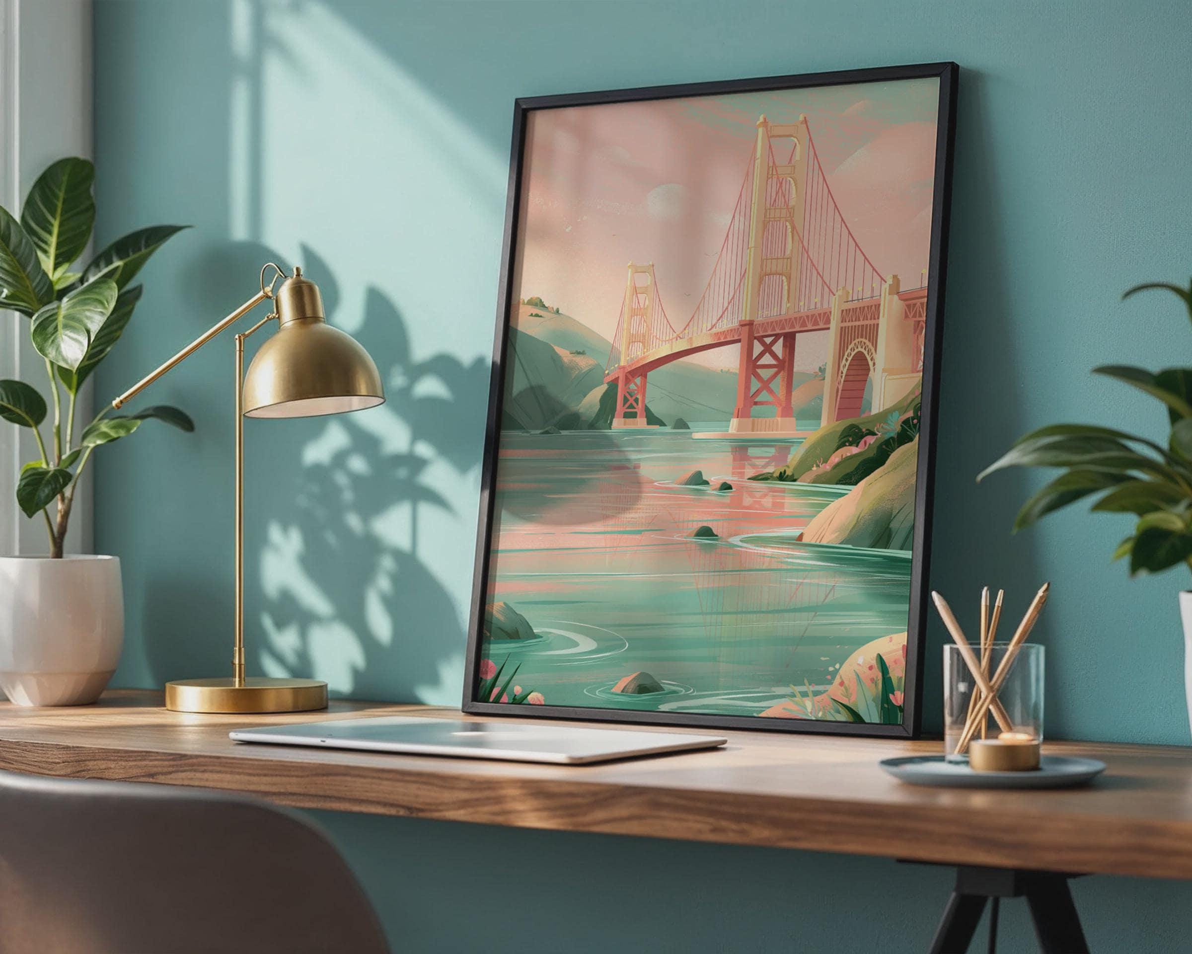 Golden Gate Bridge San Francisco Art Print - Travel Wall Art