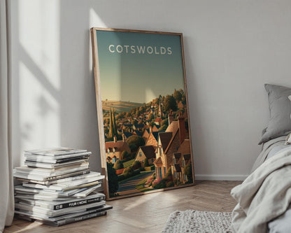 Cotswolds Landscape Poster Print - Travel Wall Art