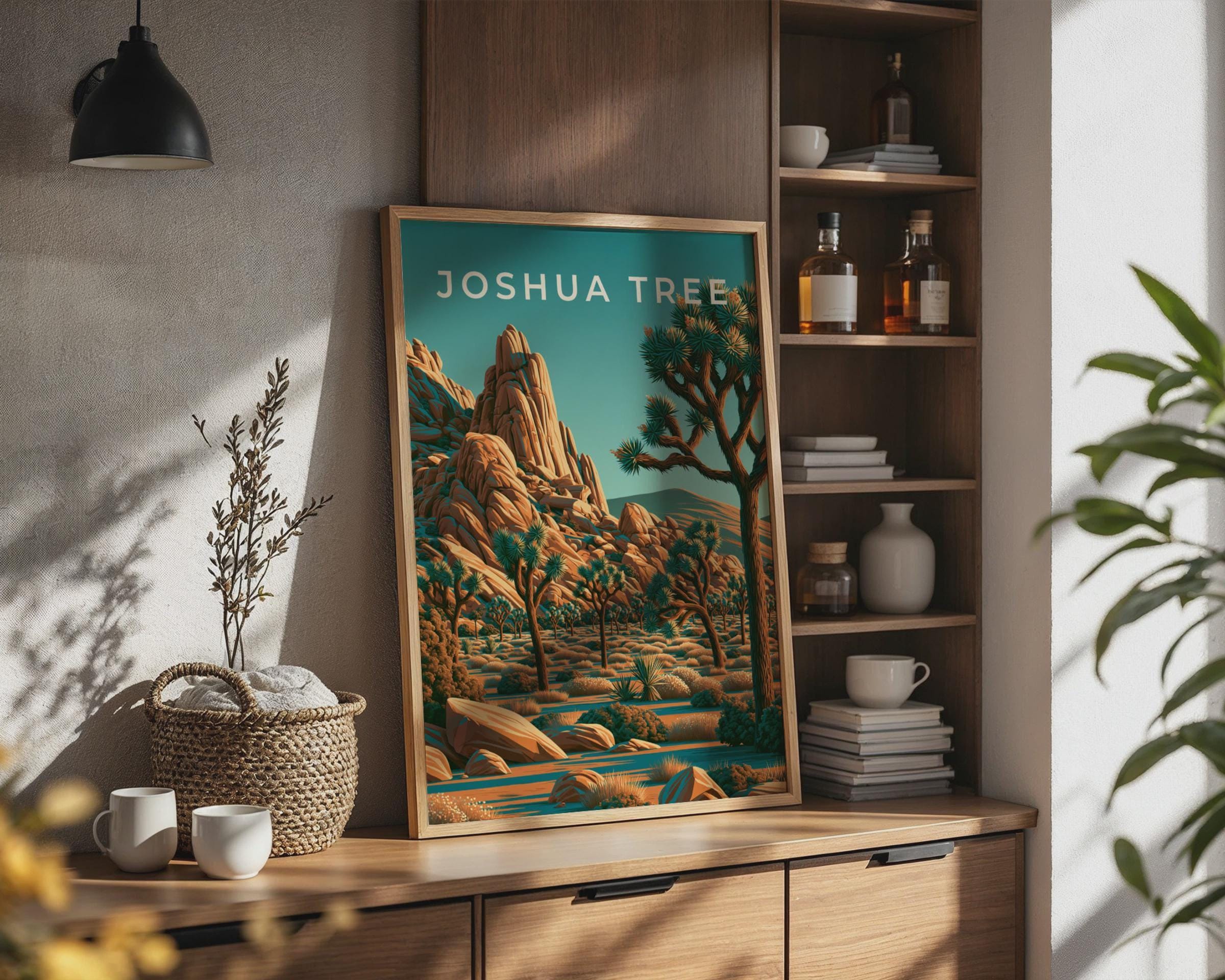 Joshua Tree Desert Art Print - Travel Wall Art