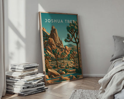 Joshua Tree Desert Art Print - Travel Wall Art