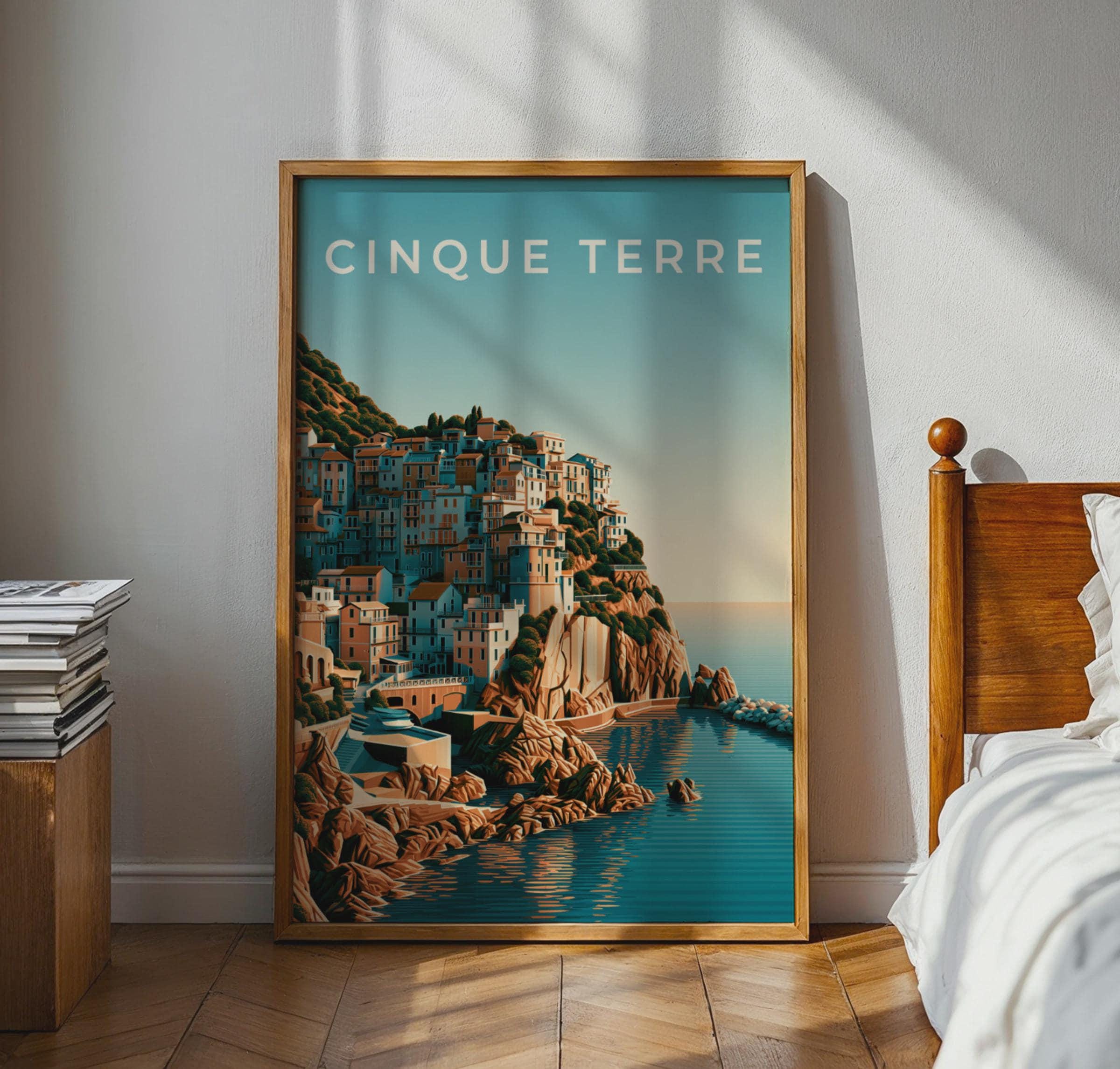 Cinque Terre Coastal Landscape Print - Travel Wall Art