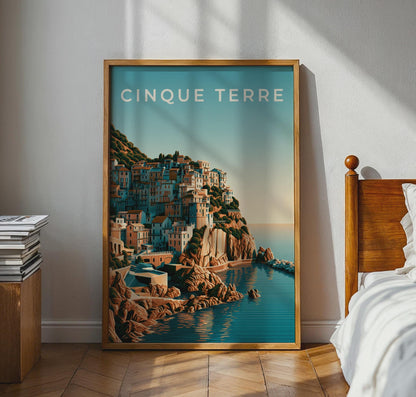 Cinque Terre Coastal Landscape Print - Travel Wall Art
