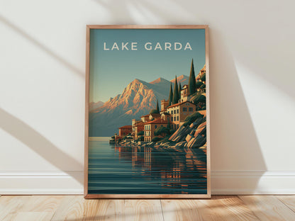 Lake Garda Travel Art Print - Travel Wall Art