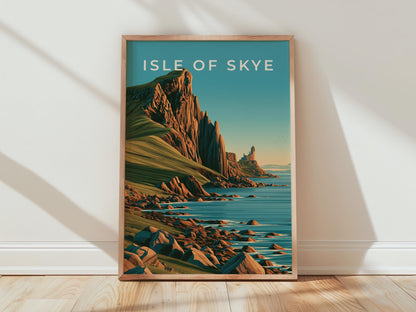 Isle of Skye Coastal Art Print - Travel Wall Art