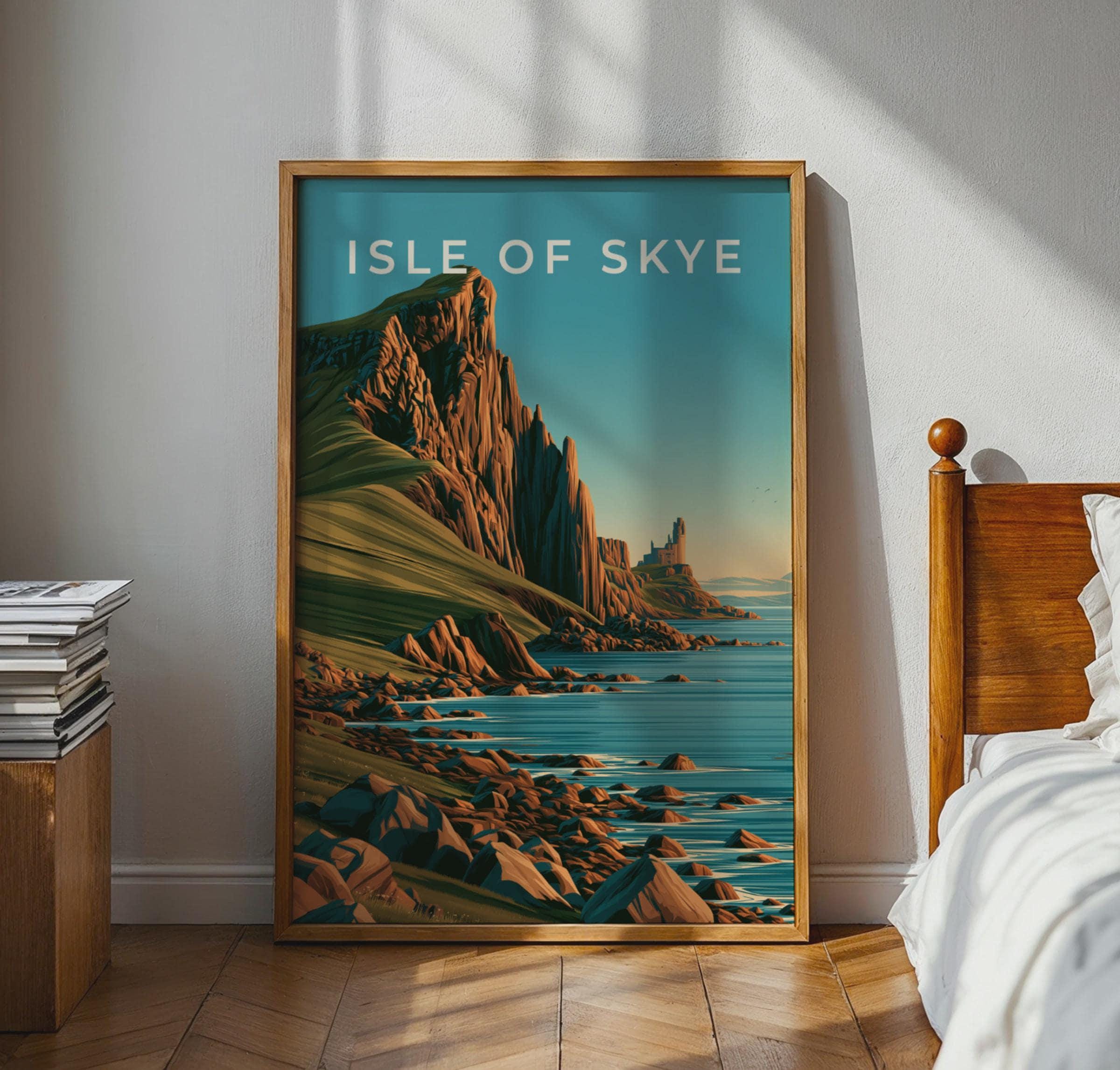 Isle of Skye Coastal Art Print - Travel Wall Art