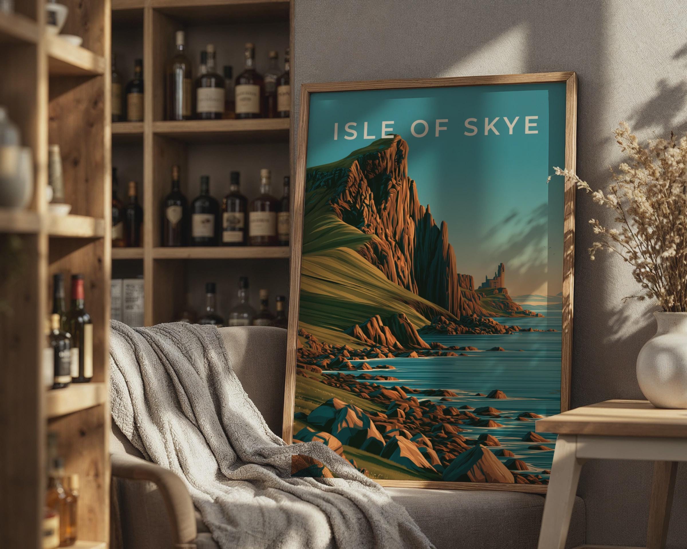 Isle of Skye Coastal Art Print - Travel Wall Art