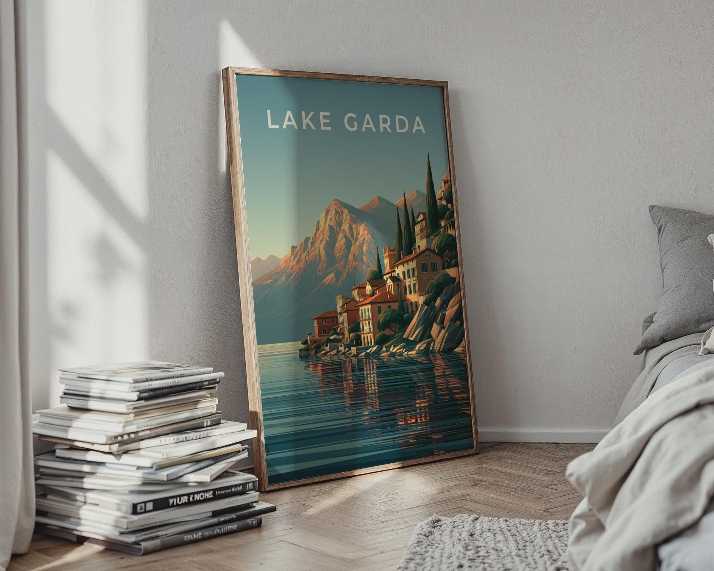 Lake Garda Travel Art Print - Travel Wall Art