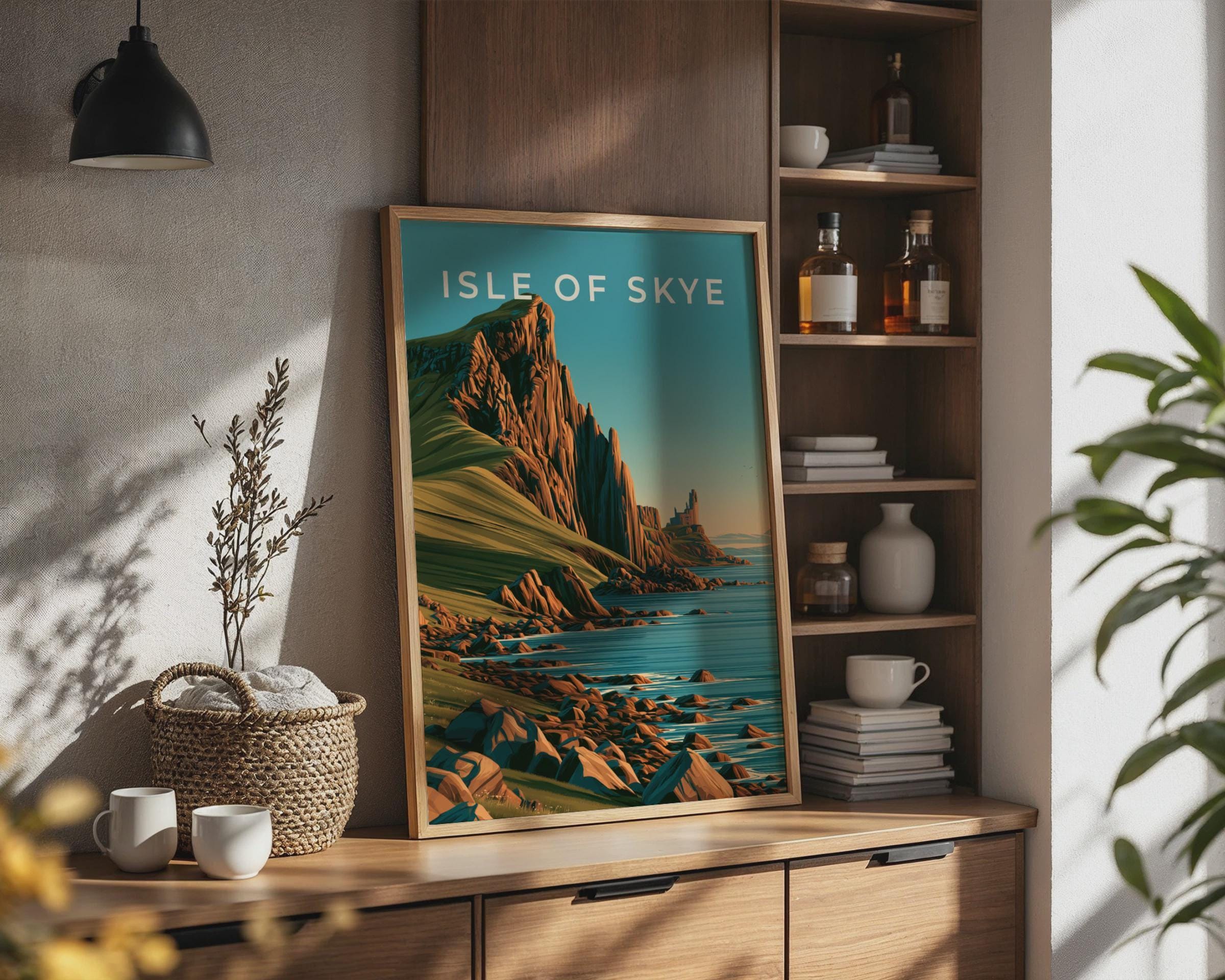 Isle of Skye Coastal Art Print - Travel Wall Art