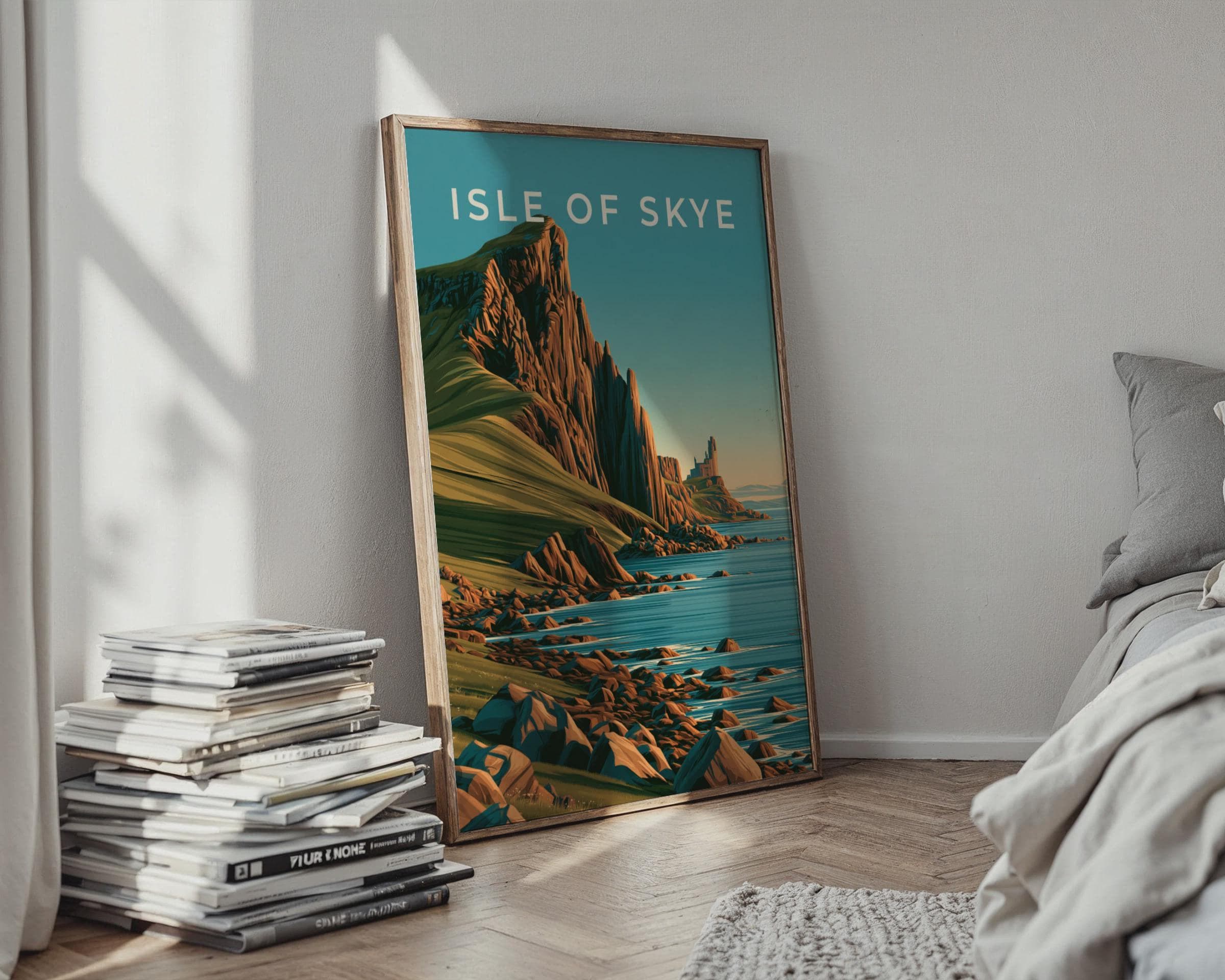 Isle of Skye Coastal Art Print - Travel Wall Art