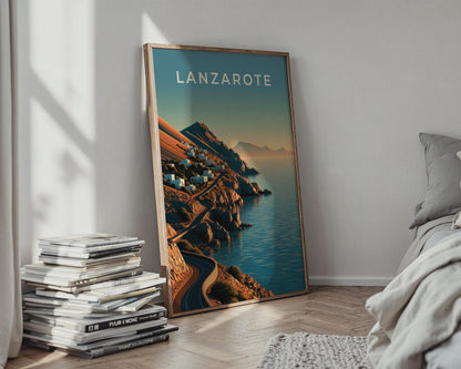 Lanzarote Coastal Landscape Print - Travel Wall Art