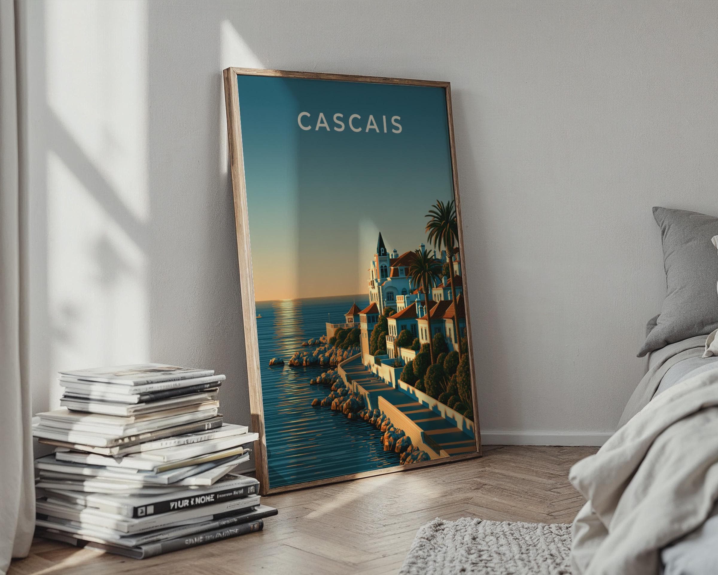 Cascais Coastal Print Wall Art - Travel Wall Art