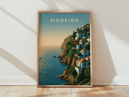 Madeira Coastal Wall Art Print - Travel Wall Art