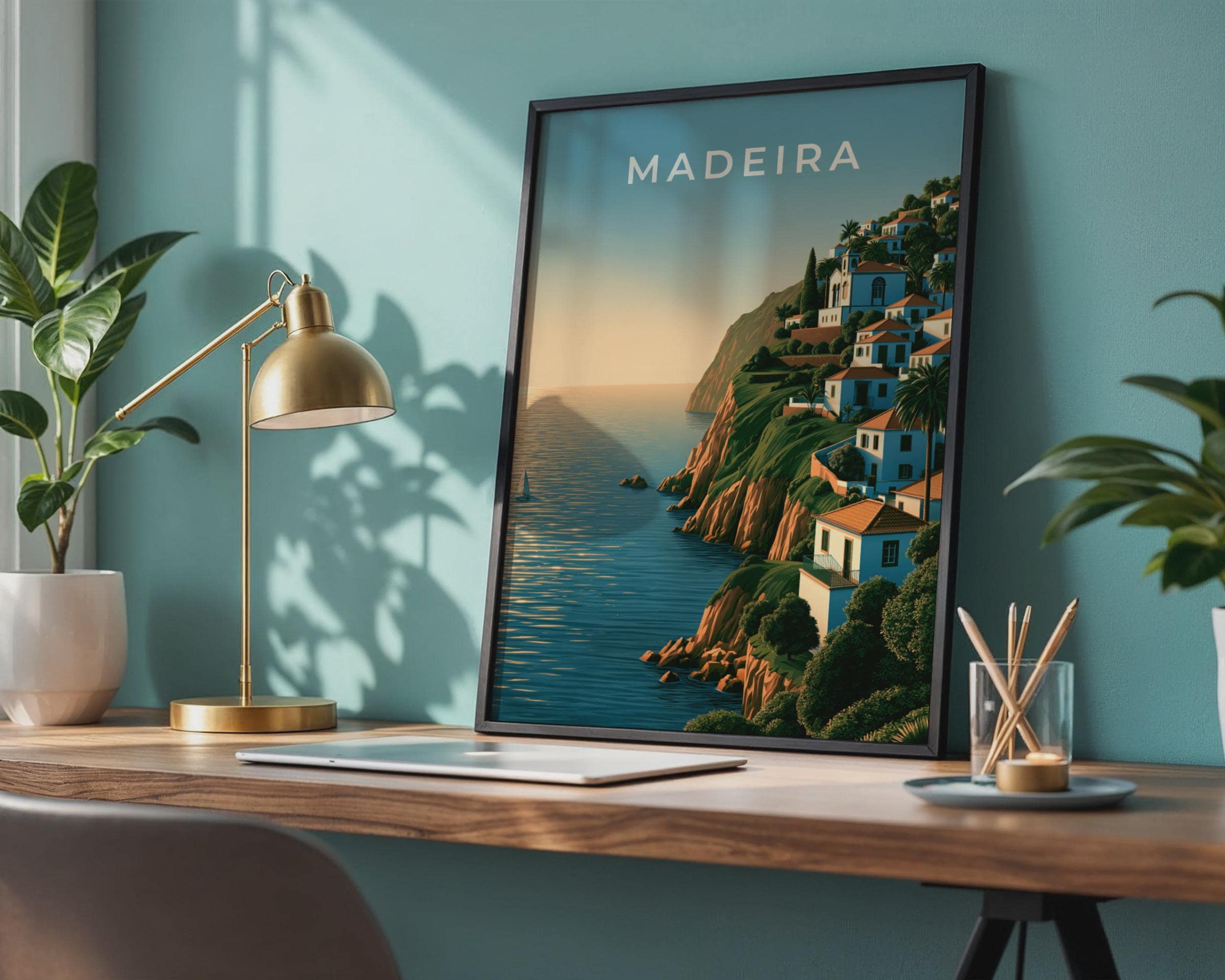 Madeira Coastal Wall Art Print - Travel Wall Art