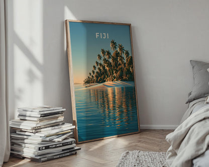 Fiji Poster Tropical Wall Art - Travel Wall Art