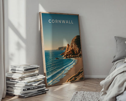 Cornwall Coastal Print Seascape Wall Art - Travel Wall Art