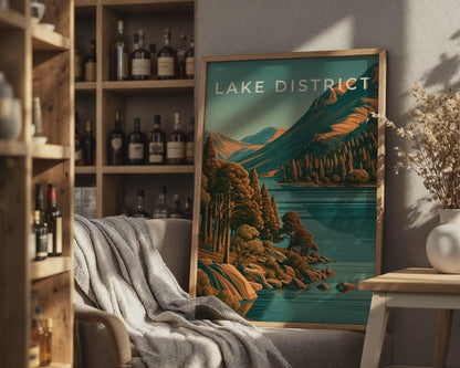 Lake District Scenic Print Wall Art - Travel Wall Art