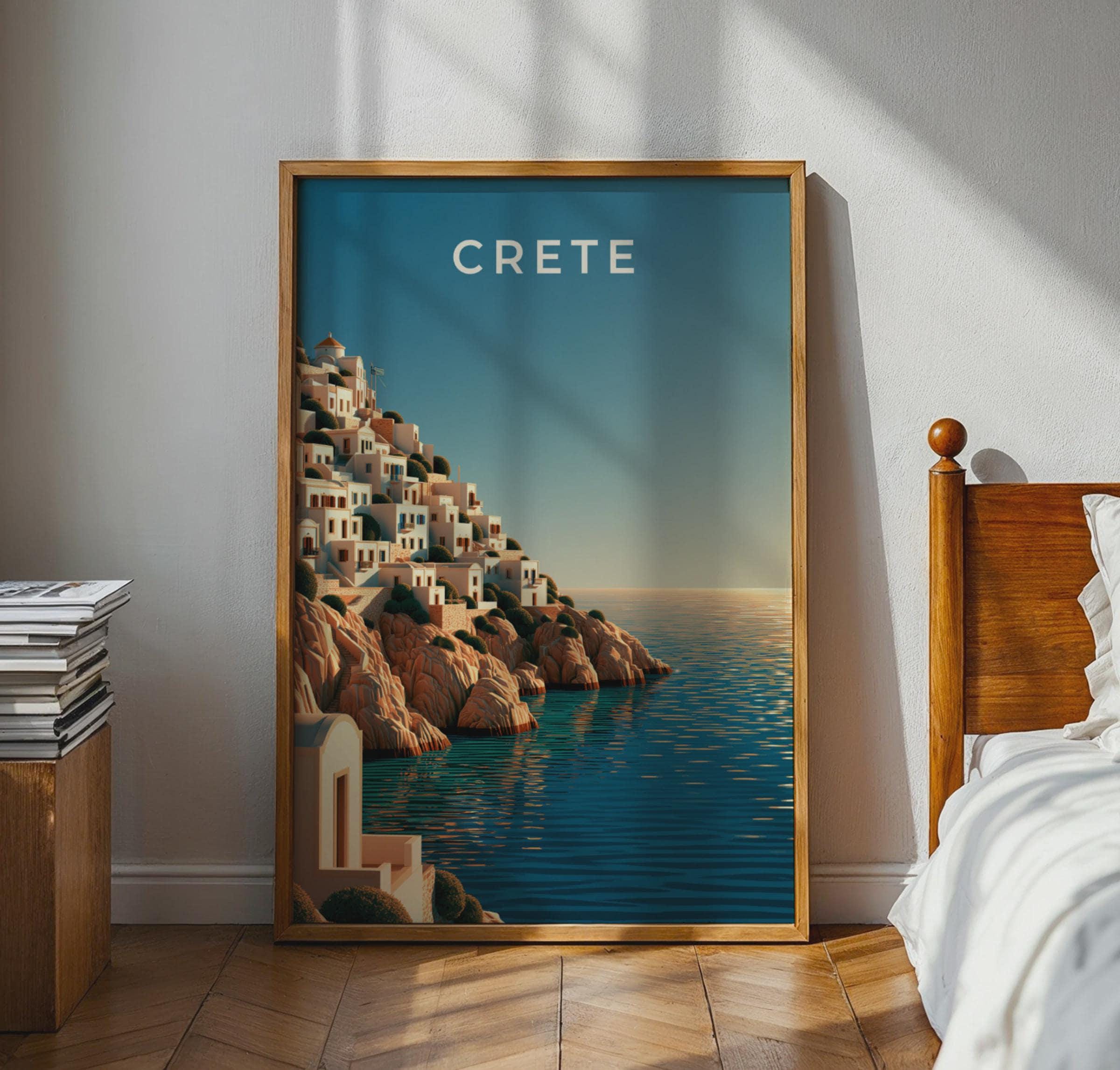 Crete Seaside Landscape Print - Travel Wall Art