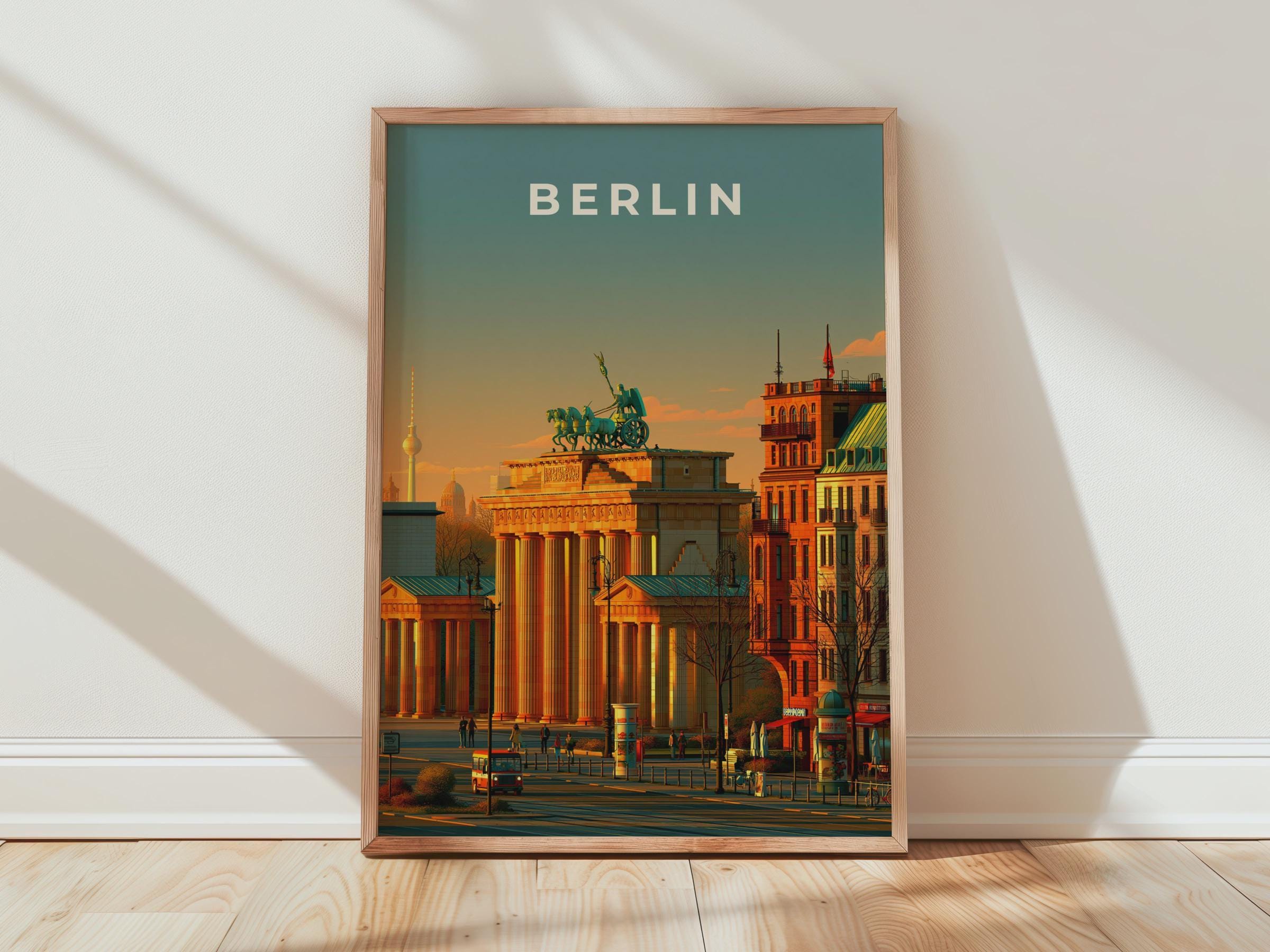 Berlin Cityscape Wall Art Print - Travel Wall Art