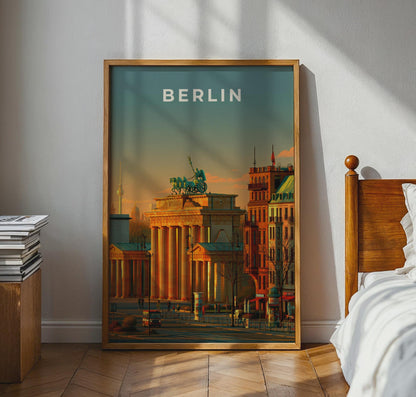Berlin Cityscape Wall Art Print - Travel Wall Art