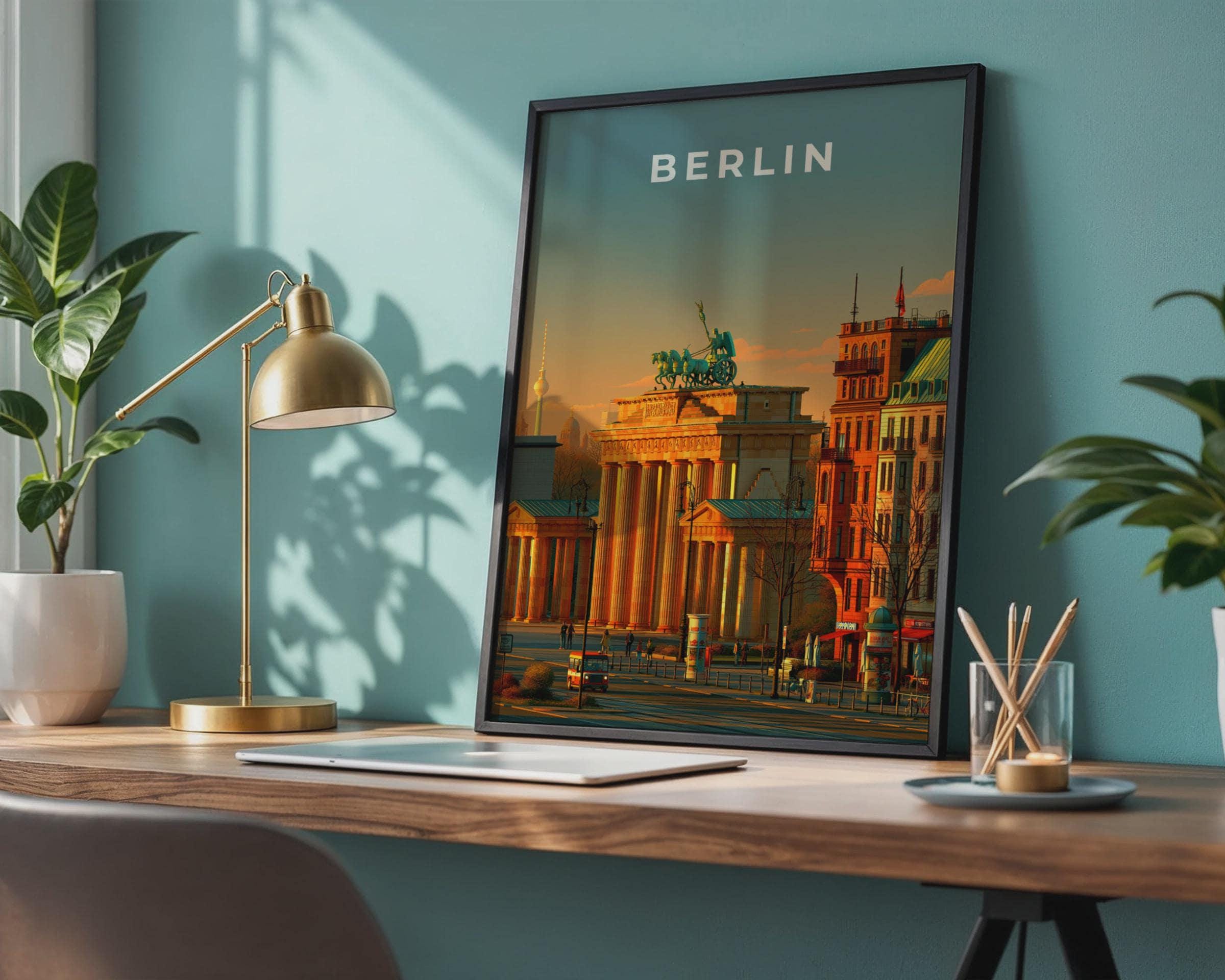 Berlin Cityscape Wall Art Print - Travel Wall Art