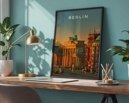 Berlin Cityscape Wall Art Print - Travel Wall Art