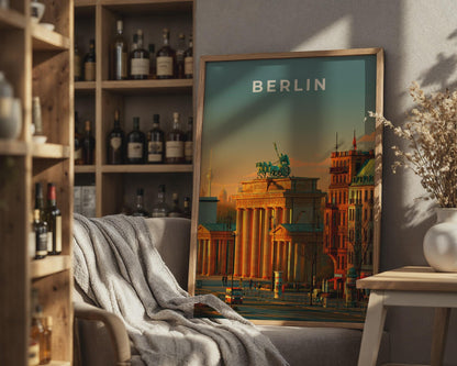 Berlin Cityscape Wall Art Print - Travel Wall Art