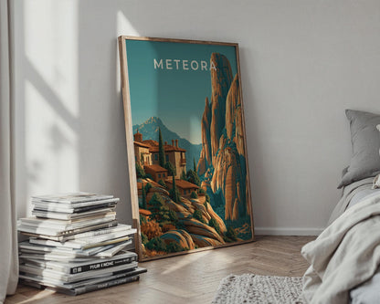 Meteora Greece Wall Art Print - Travel Wall Art