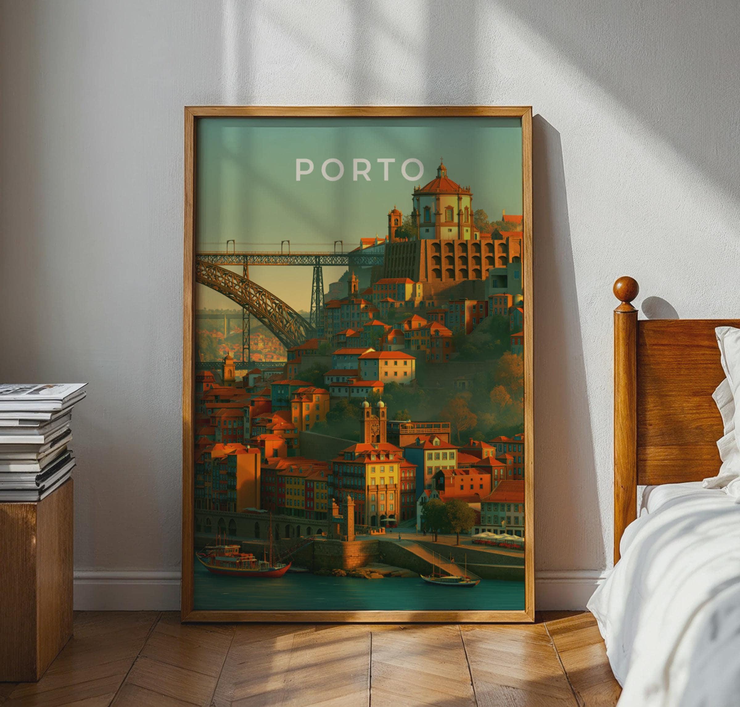 Porto City Print Urban Landscape Art - Travel Wall Art