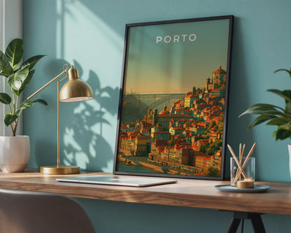 Porto Cityscape Art Print - Travel Wall Art