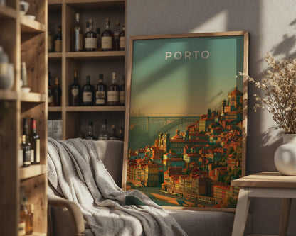 Porto Cityscape Art Print - Travel Wall Art