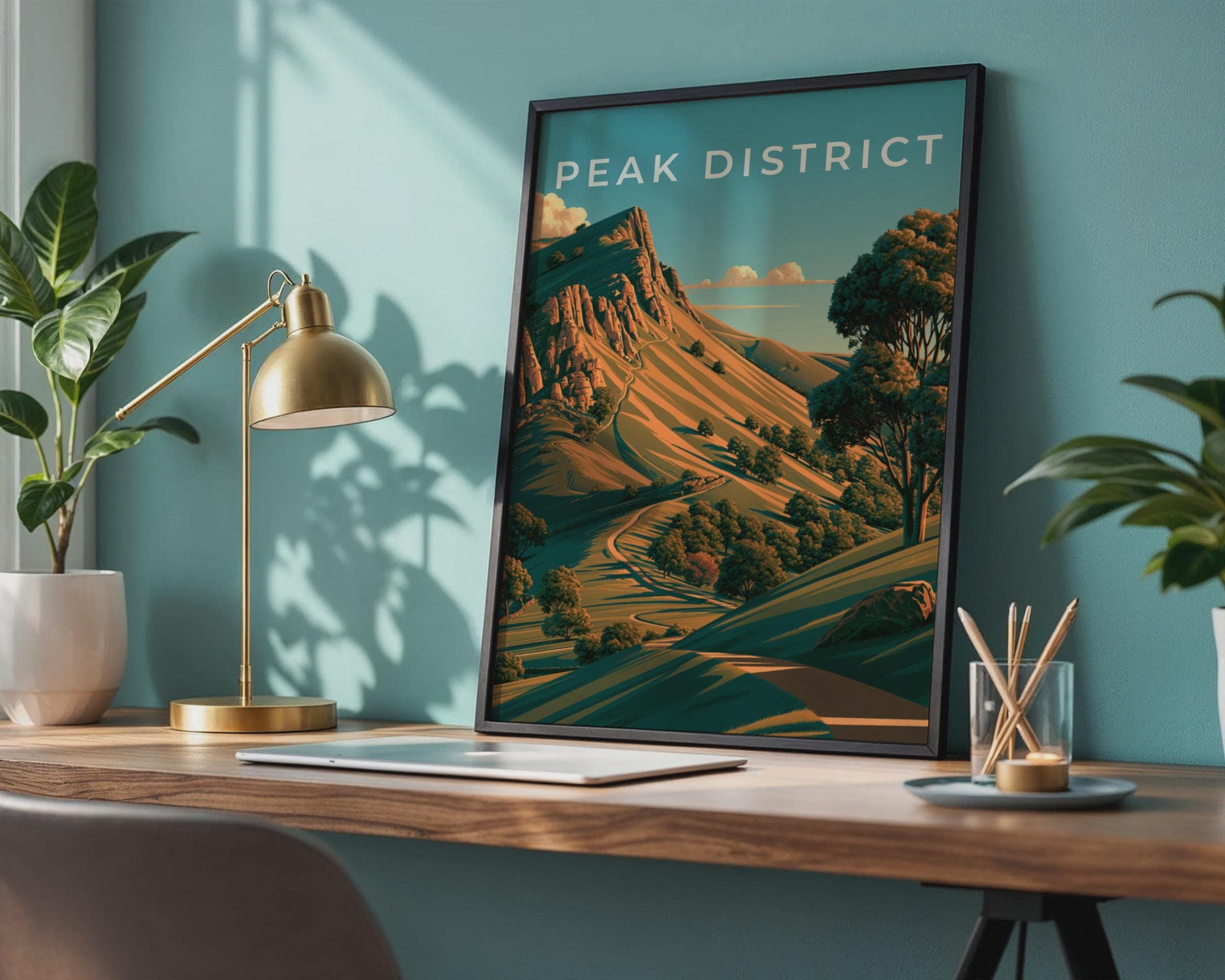 Peak District Landscape Wall Art Print - Travel Wall Art
