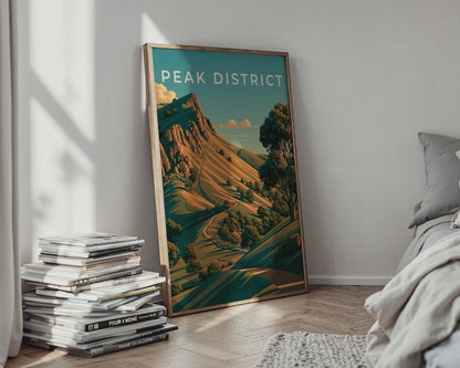 Peak District Landscape Wall Art Print - Travel Wall Art