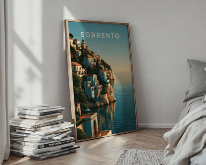 Sorrento Italy Print, Amalfi Coast Wall Art, Italian Coastal Poster, Mediterranean Decor - Travel Wall Art